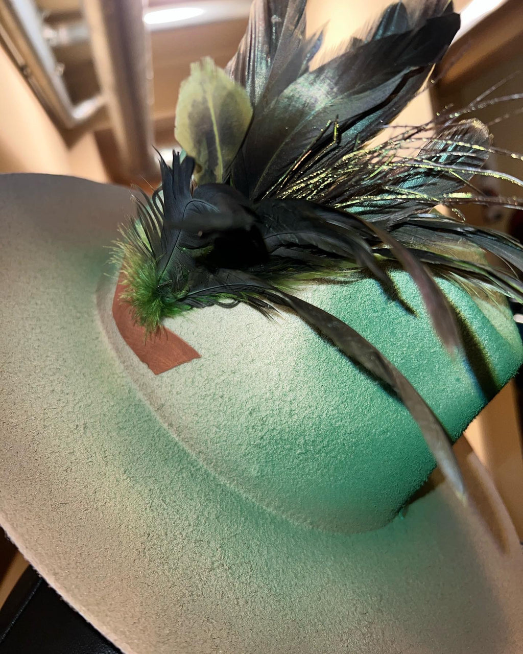 Custom Feather Brim